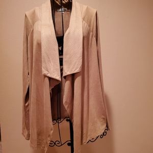 Woman's drape front cardigan
